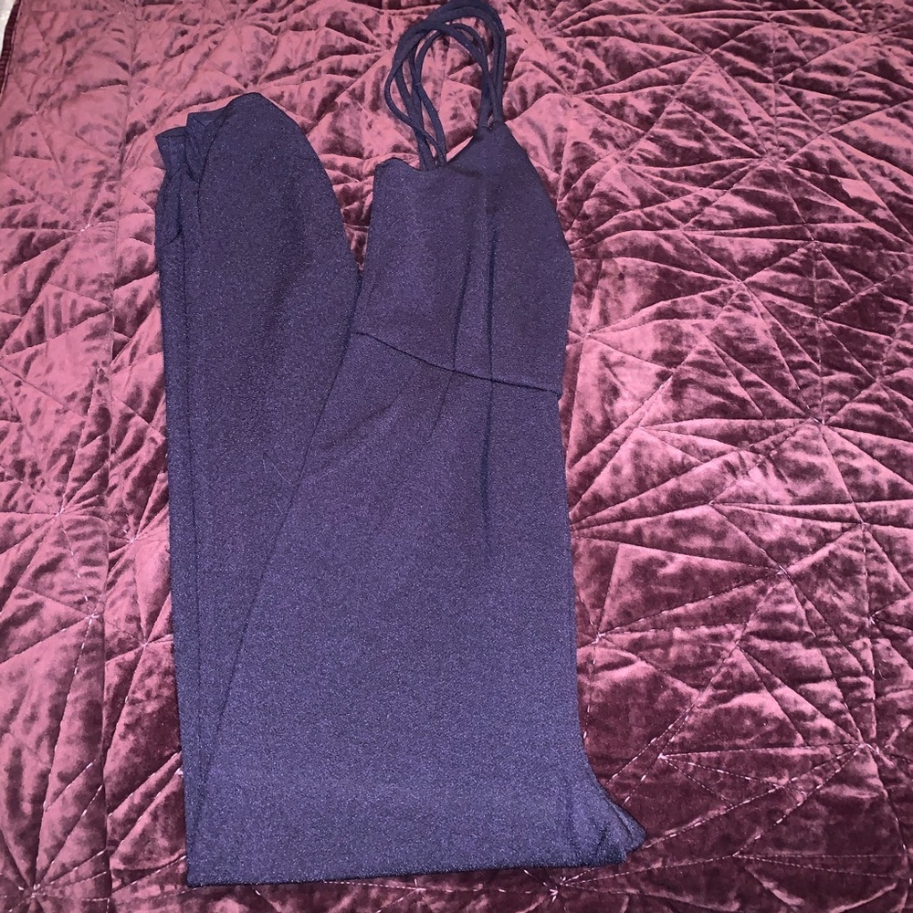 Dark navy blue jumpsuit like new